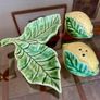 Vintage Collectable Portuguese Lemon Condiment  Shakers Bordallo Pinheiro Image 7