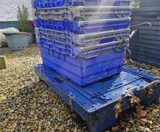 Trolley and crates