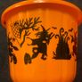Orange Halloween Buckets x 2 Image 2