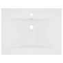 Luxury Basin with Faucet Hole Matt White 60x46 cm Ceramic Image 3