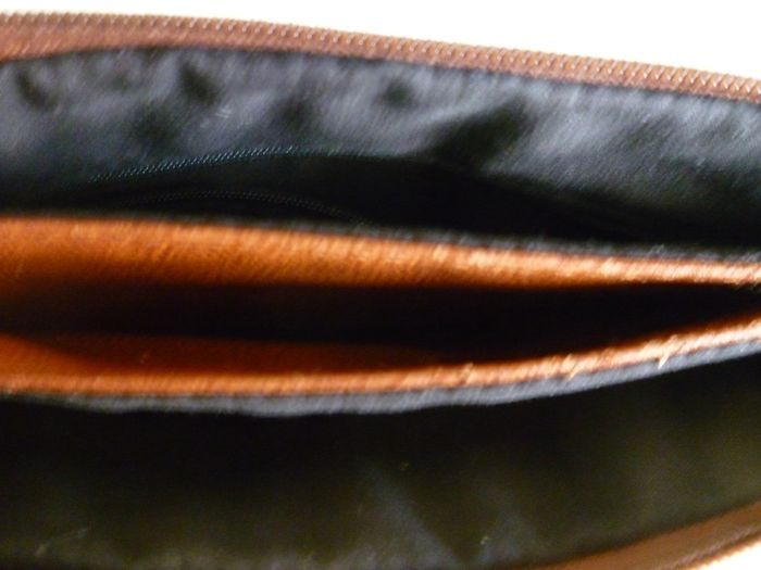 Hand Bag Crossbody Brown Faux Leather Multi Pocket Handbag- Purchased In Carraig Donn
