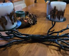 Crate & Barrel Twig Candle holders