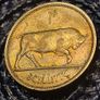 IRISH 1939 silver shilling Image 4