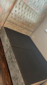 silver divan bed