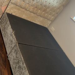 silver divan bed