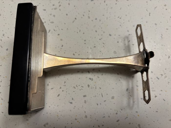 Art deco 1931 Birmingham solid silver stand.  Weighted