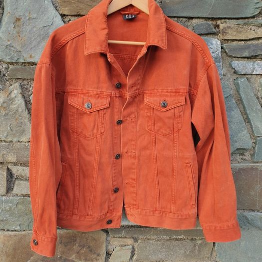 BDG orange denim jacket size small
