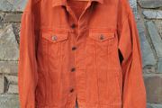 BDG orange denim jacket size small