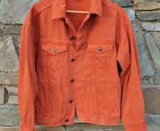BDG orange denim jacket size small