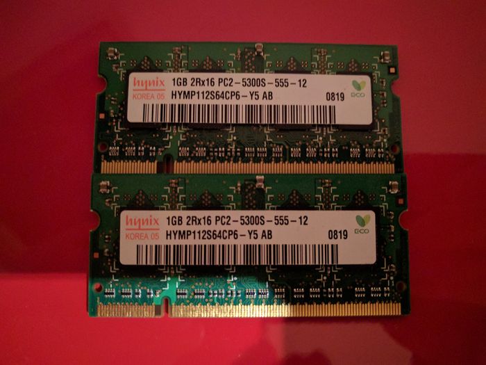 Hynix 1gb 2rx16 Ddr2 Pc2-5300s-555-12 Memory Hymp112s64cp6-y5 Ab