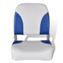 Boat Seats 2 pcs Foldable Backrest Blue-white Pillow 41x36x48cm Image 3