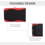FREE EXPRESS SHIPPING Professional Portable Massage Table W/ Headrest-Black/Red Image 4
