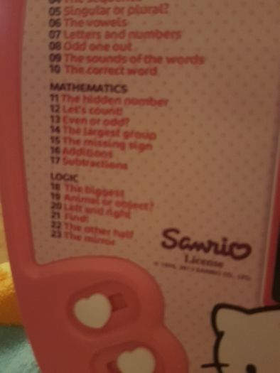 Hello Kitty Sanrio ; Computer ;Educational  (DC) 2631 2