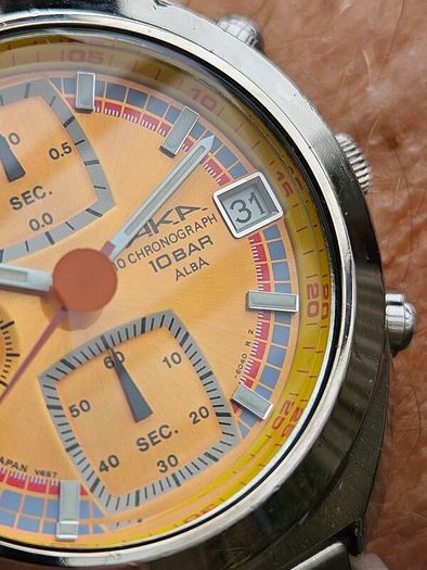 Watch Seiko AKA Chronograph.