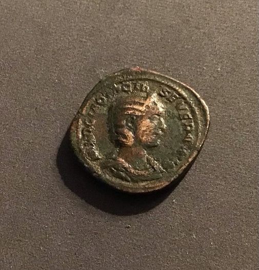 Roman Coin Otacilia Severa 244-249 AD Sestertius