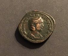 Roman Coin Otacilia Severa 244-249 AD Sestertius