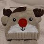 Reindeer Warm Lined Hat And Mittens Set, New Image 7