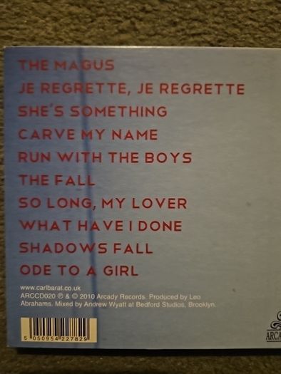 Carl Barat - Self-titled Album.