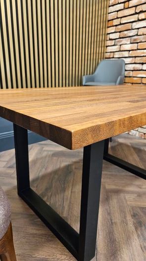 Wooden dining table