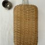 Vintage early 20th century wicker hip flask - very good condition Image 2