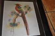unframed silk picture