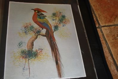 unframed silk picture