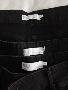 ladies black jeans