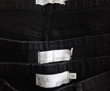 ladies black jeans