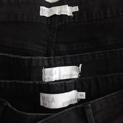 ladies black jeans