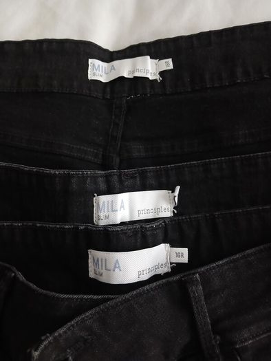 ladies black jeans