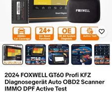 New Foxwell GT60 Professional OBD2 Automotivo Scanner 24+ Reset ABS SAS TPMS Reset ODB 2 OBD2 Scanner All System Diagnostic Tool 2 years  free update,