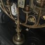 Beautiful Large Antique 7 Branches Church Brass Candelabra / Candles Holder Image 3