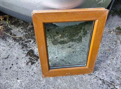 Brown Oak Colour PVC Double Glazed window- Good quality