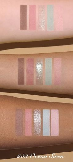 Flower Knows Moonlight Mermaid Jewelry Eyeshadow Palette in 03 Ocean Siren