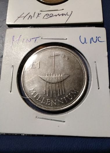 Two Eire  Coins Mint