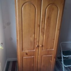 Wooden wardrobe