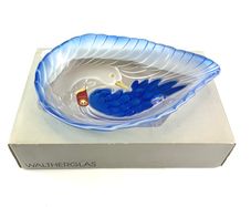 Vintage Swan Glass Bowl Made By Walther Glas