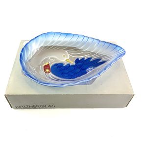 Vintage Swan Glass Bowl Made By Walther Glas
