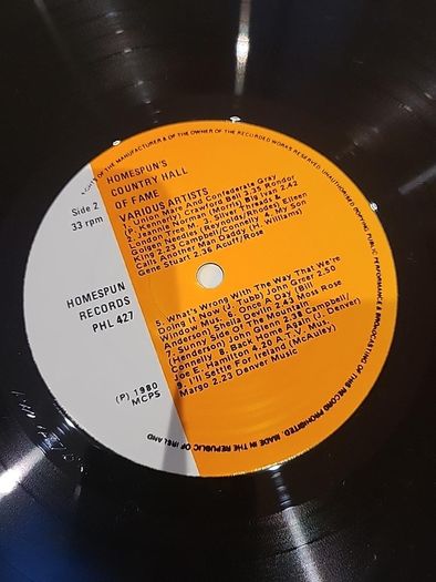 Homespun Country Hall of Fame Vinyl LP