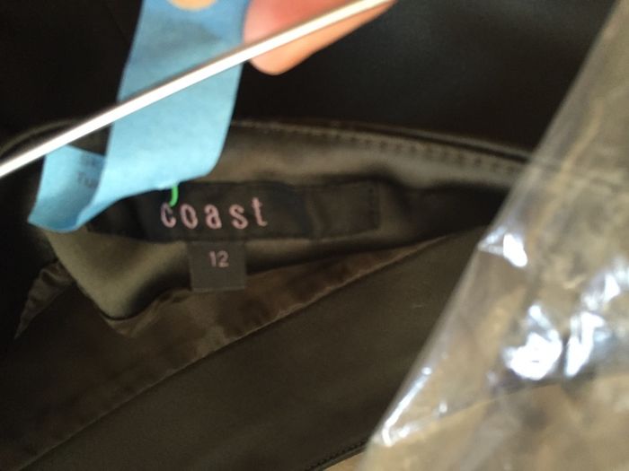 Coast 2 piece olive pencil skirt and Silk wrap