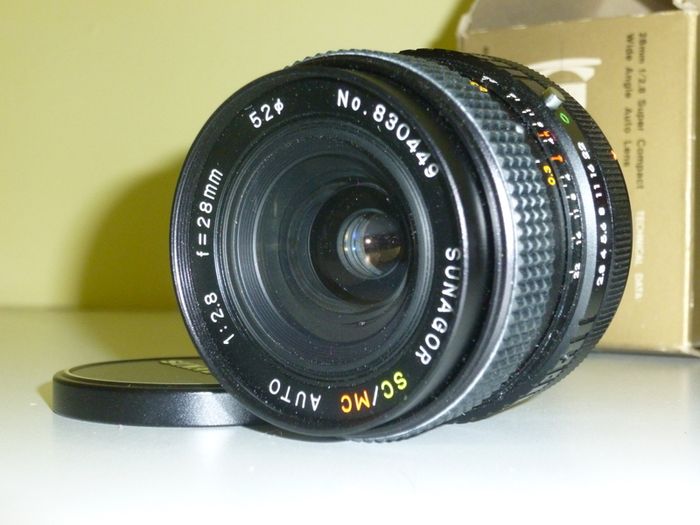 Sunagor 28mm/f:2.8  lens for Canon FD fit SLR