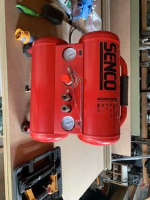 nail gun and compressor