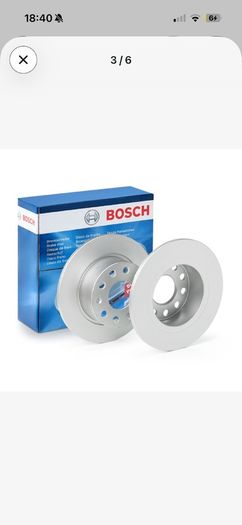 Bosch Rear Brake Discs (Set of 2) New, Unused
