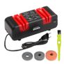 BRAND NEW Professional Electric Knife Sharpener Multifunctional Automatic Cut Sharpeners with 15-Degree Bevel Crude and Fine Grooves Image 2