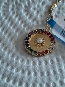 ladies silver chain and pendant