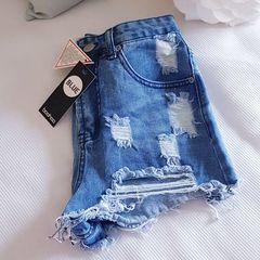 Boohoo Ripped Mom Shorts - Size 8