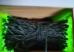 NEW 12m garden solar lights..green, warm white and multi colour
