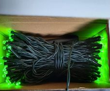 NEW 12m garden solar lights..green, warm white and multi colour
