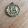 Vintage brass medal half  marathon cork Image 4