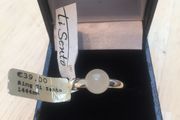Ti Sento Heavy 925 Silver Cloudy Pearl Ring